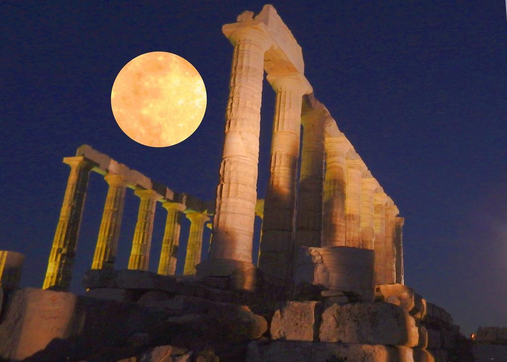 Iliachtida House Villa Sounion Exterior foto